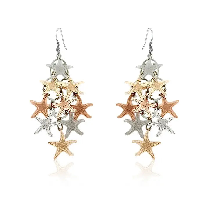 Starfish nautical earrings
