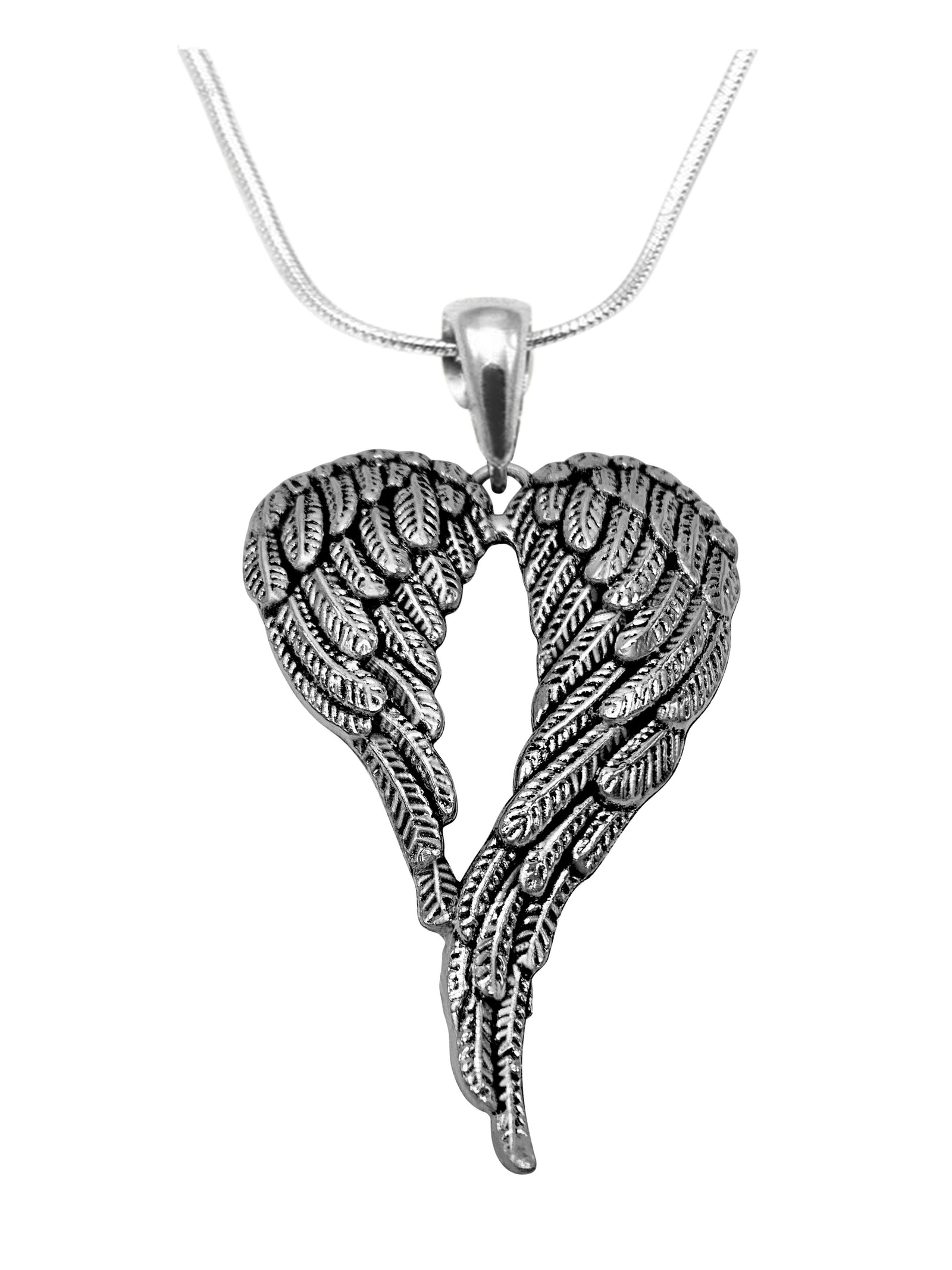 angel wings necklace w/chain