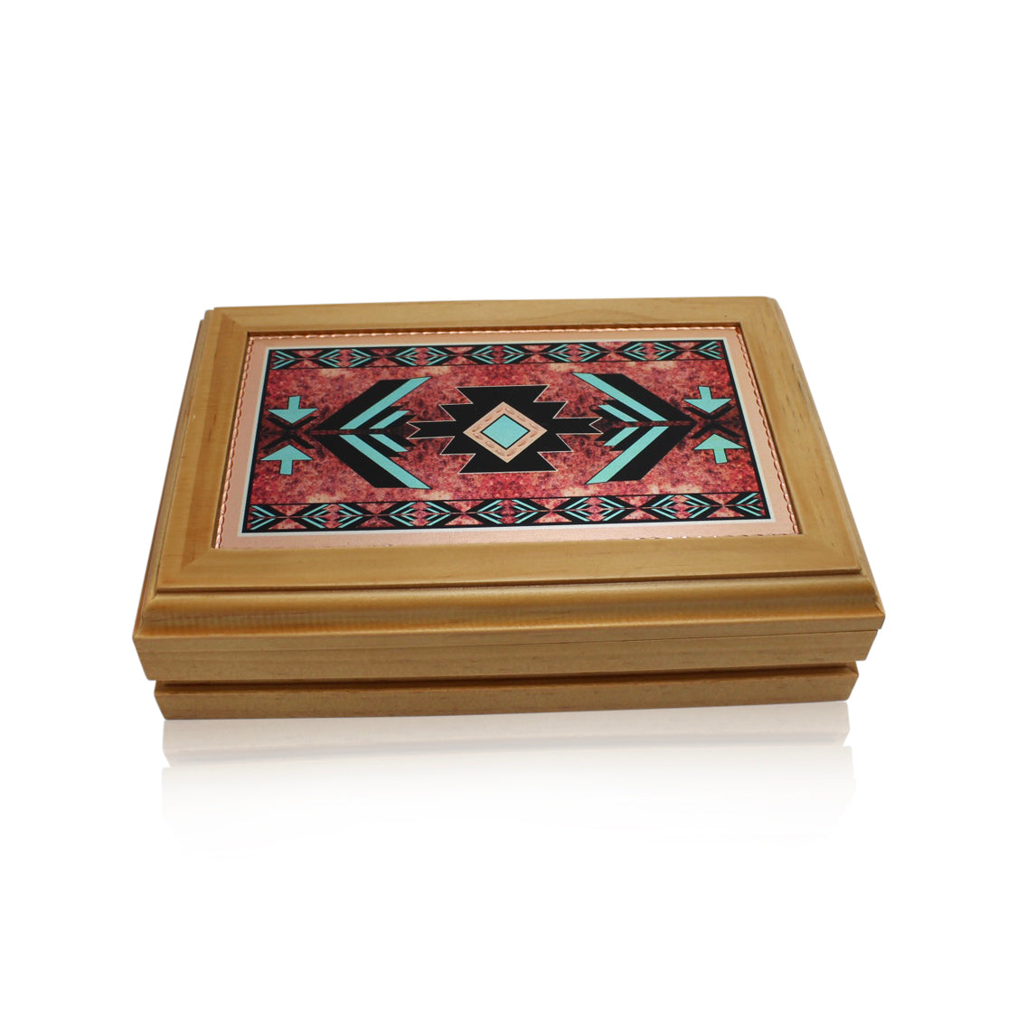 Western brownish copper handmade box