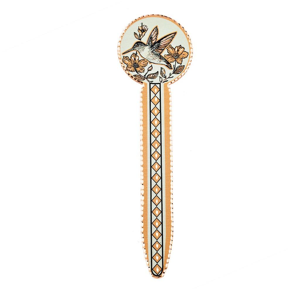 Hummingbird copper bookmark LO-44