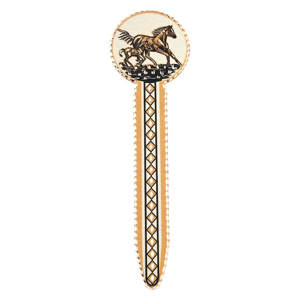 Horse and foal copper bookmark LO-57