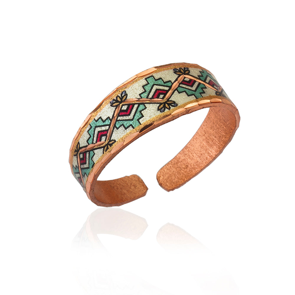 Rainbow western Copper Rings