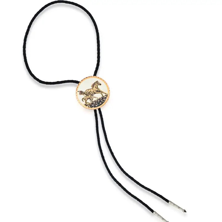Horse &amp; Foal Bolo Tie