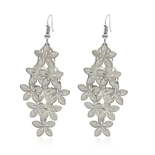 Multiple  Sea Starfish silver plated Earrings