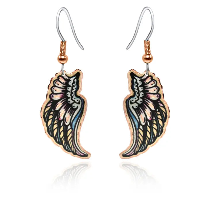 Eagle Feathers Wing Earrings
