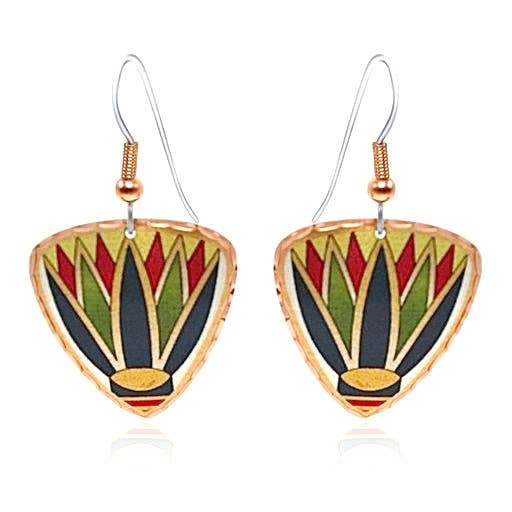 Ancient Egyptian Lotus Earrings