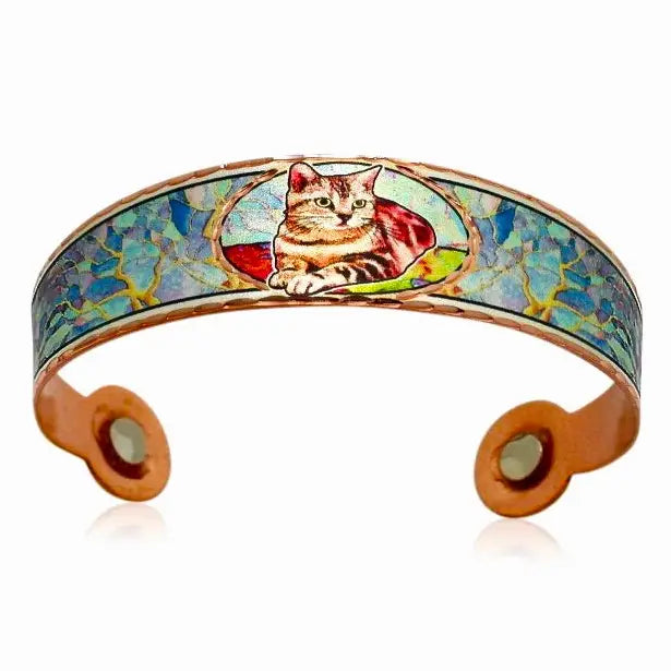 Magnetic Copper Cat Bracelets