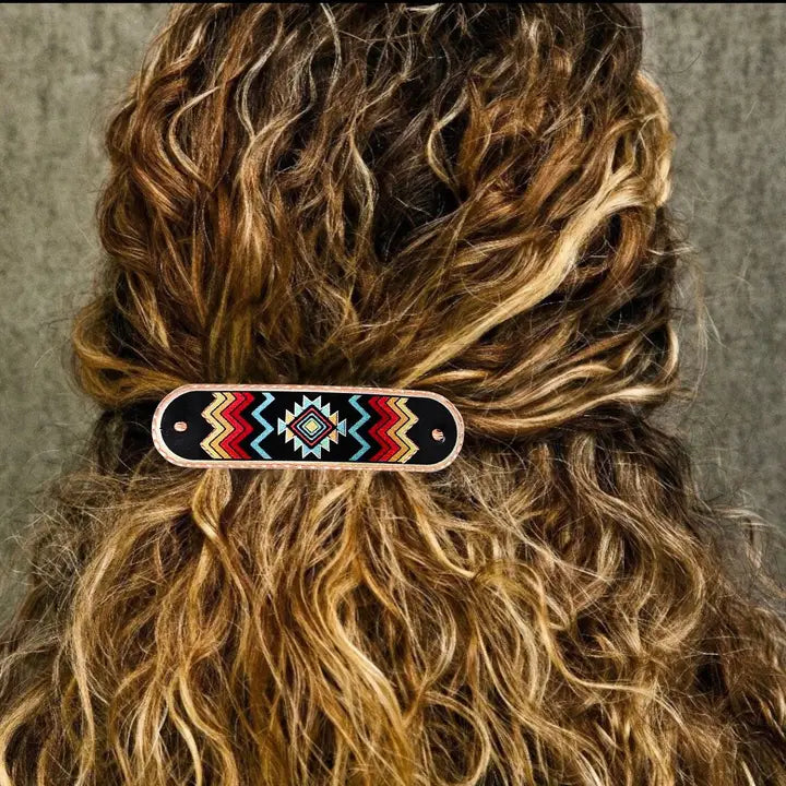 Southwest design  western American Hair Clip