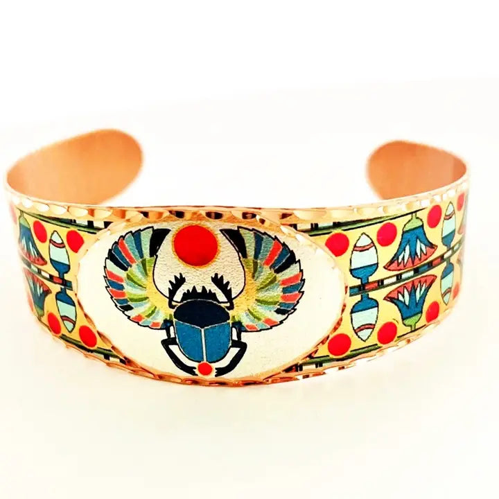 Ancient Egyptian Scarab Beetle Bracelet