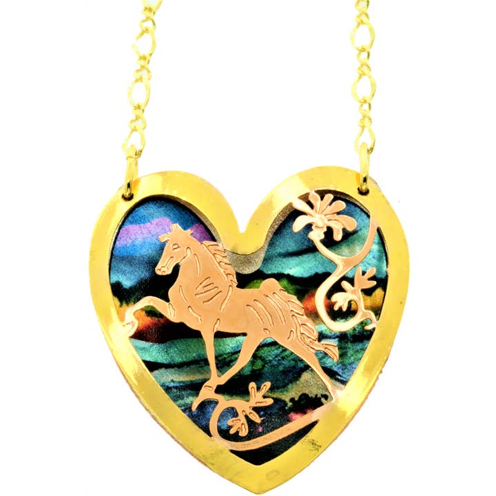 Western Horse Necklace NPT-72