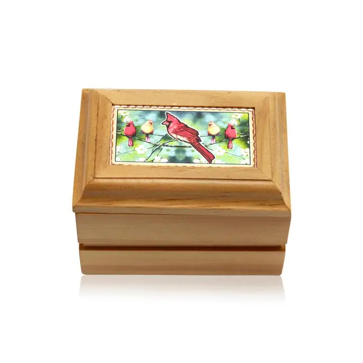 keepsake Wooden Box hummingbird