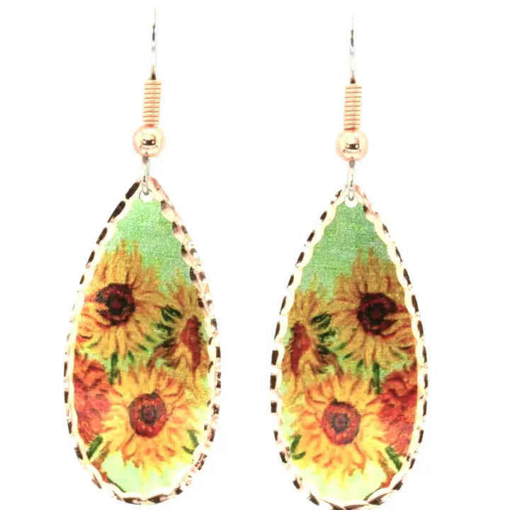 Van Gogh Sunflowers Earrings