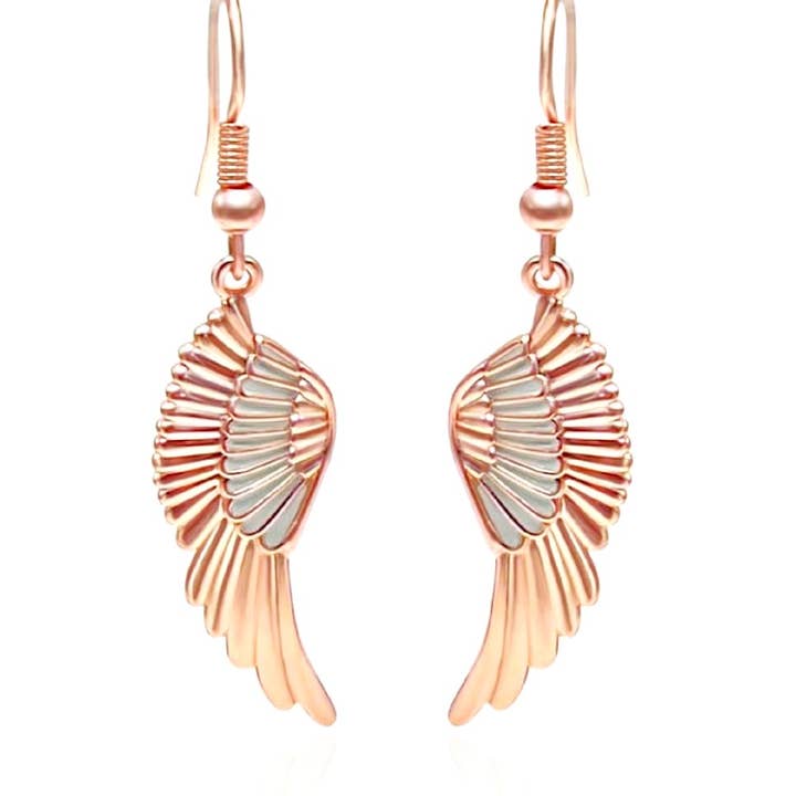 Purple Tear drop  floral earrings