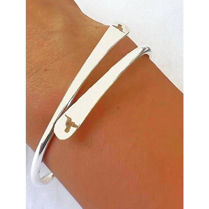 925 Sterling silver plated  hummingbird bracelet