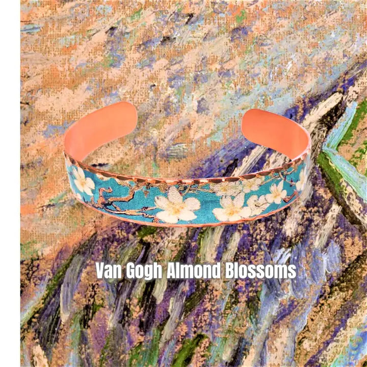 Van Gogh Almond Blossoms Narrow stlye Bracelet