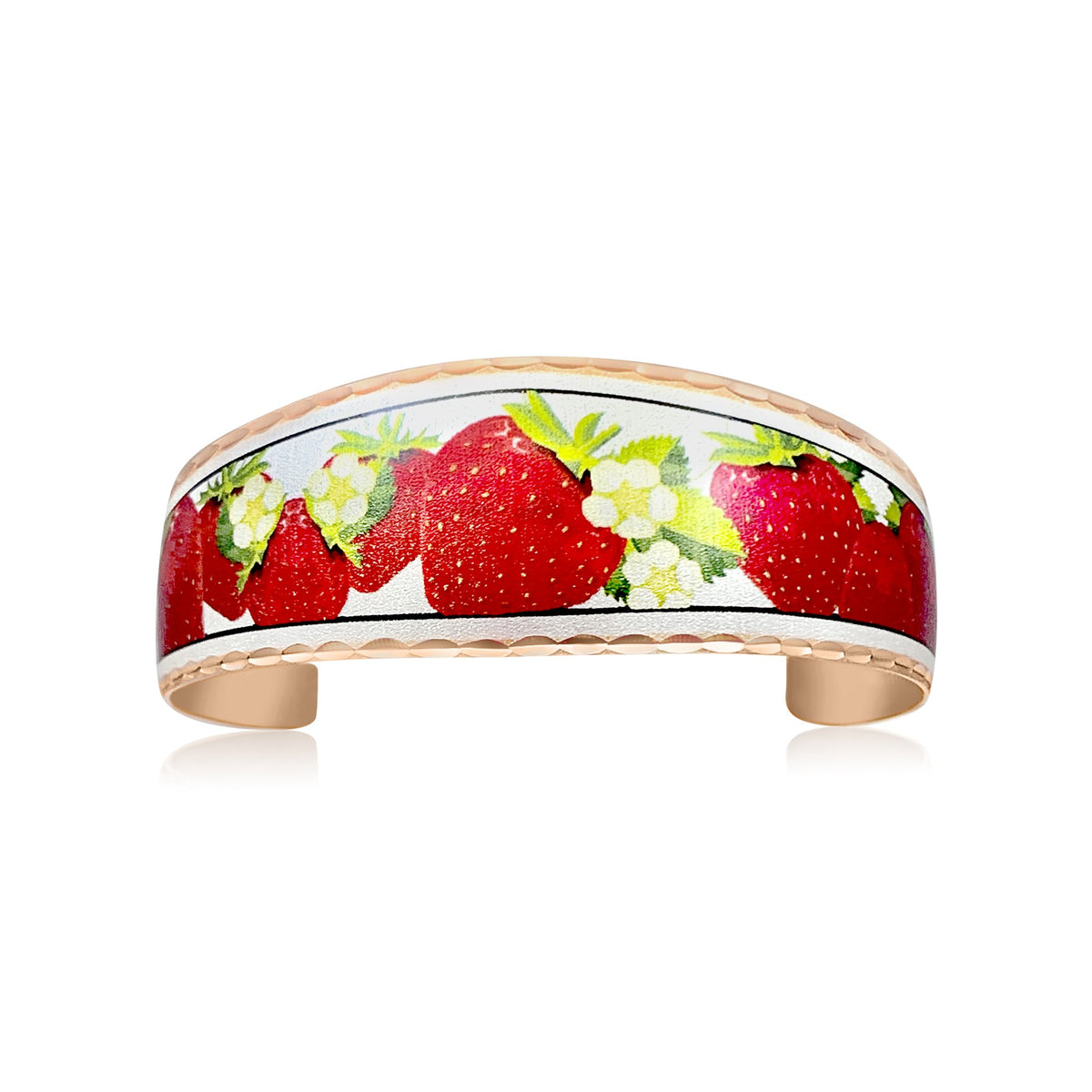Strawberry design bracelet