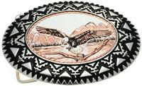 Eagle design belt buckle