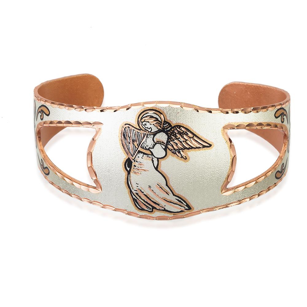 Angel design wire adjustable bracelet