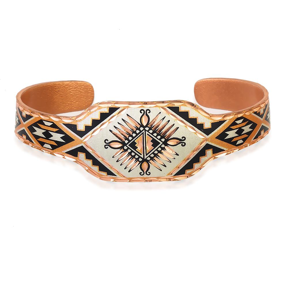 Native medicine wheel design bracelet