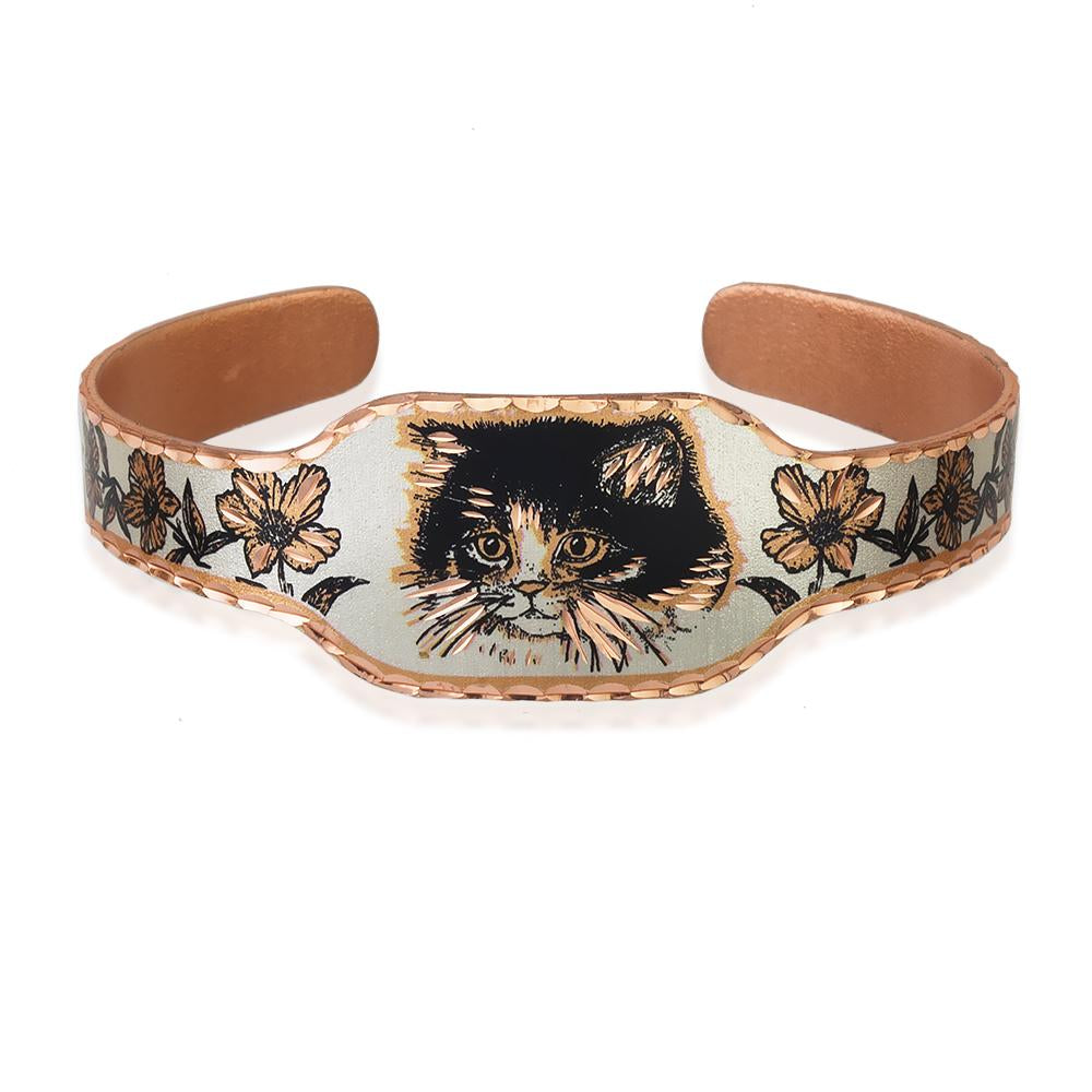 Black kitten design bracelet