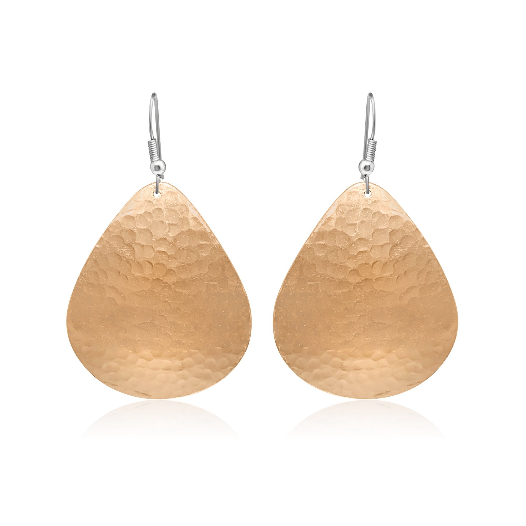 Oval design plain earrings