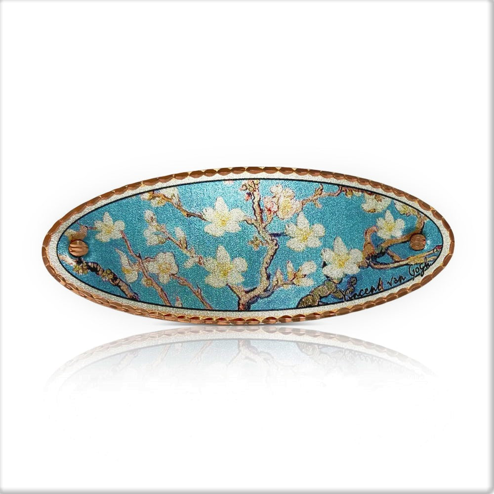 Van Gogh Almond Blossom design hair clip