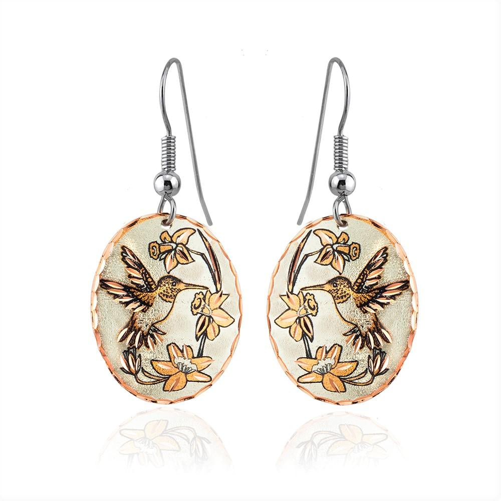 Hummingbird handmade earrings