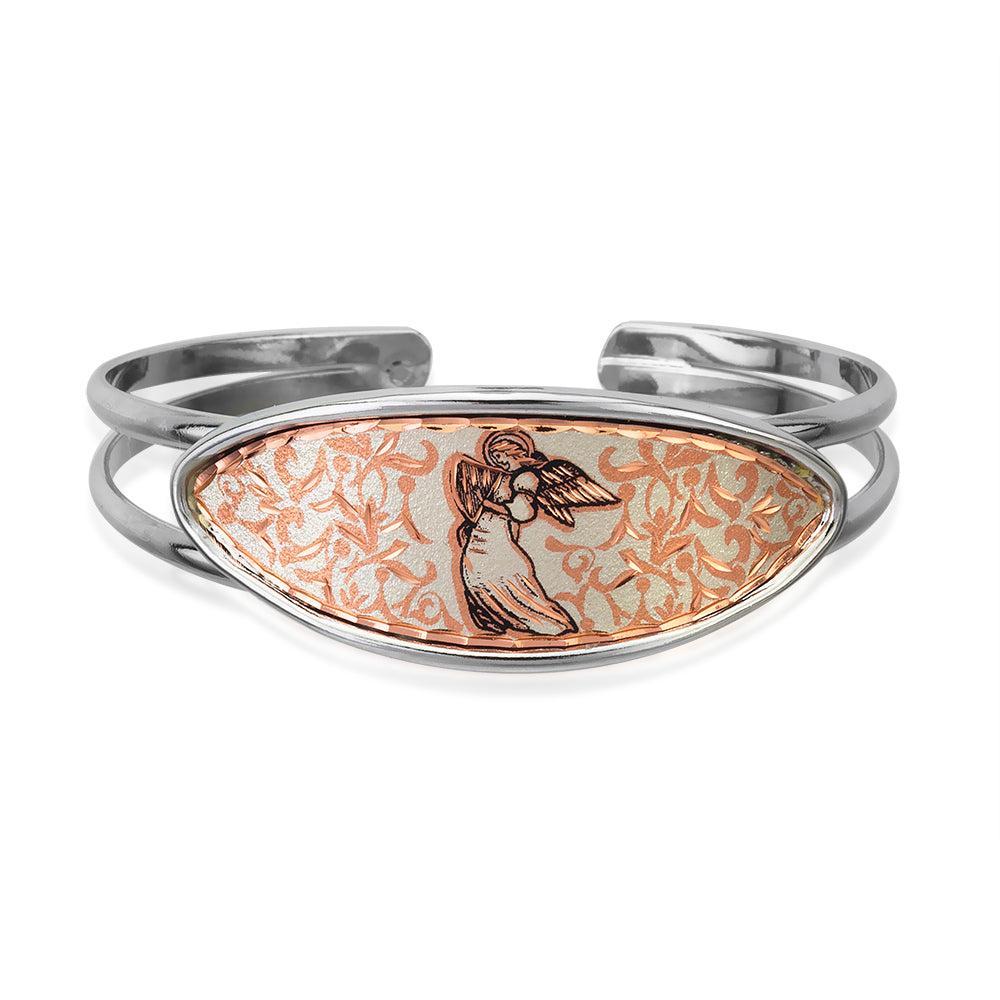 Angel design wire bracelet