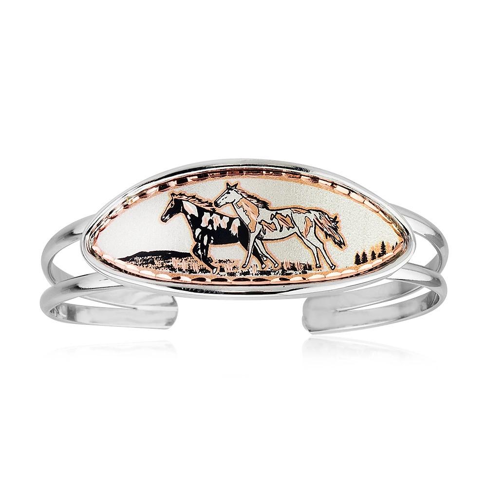 Wild horses design bracelet