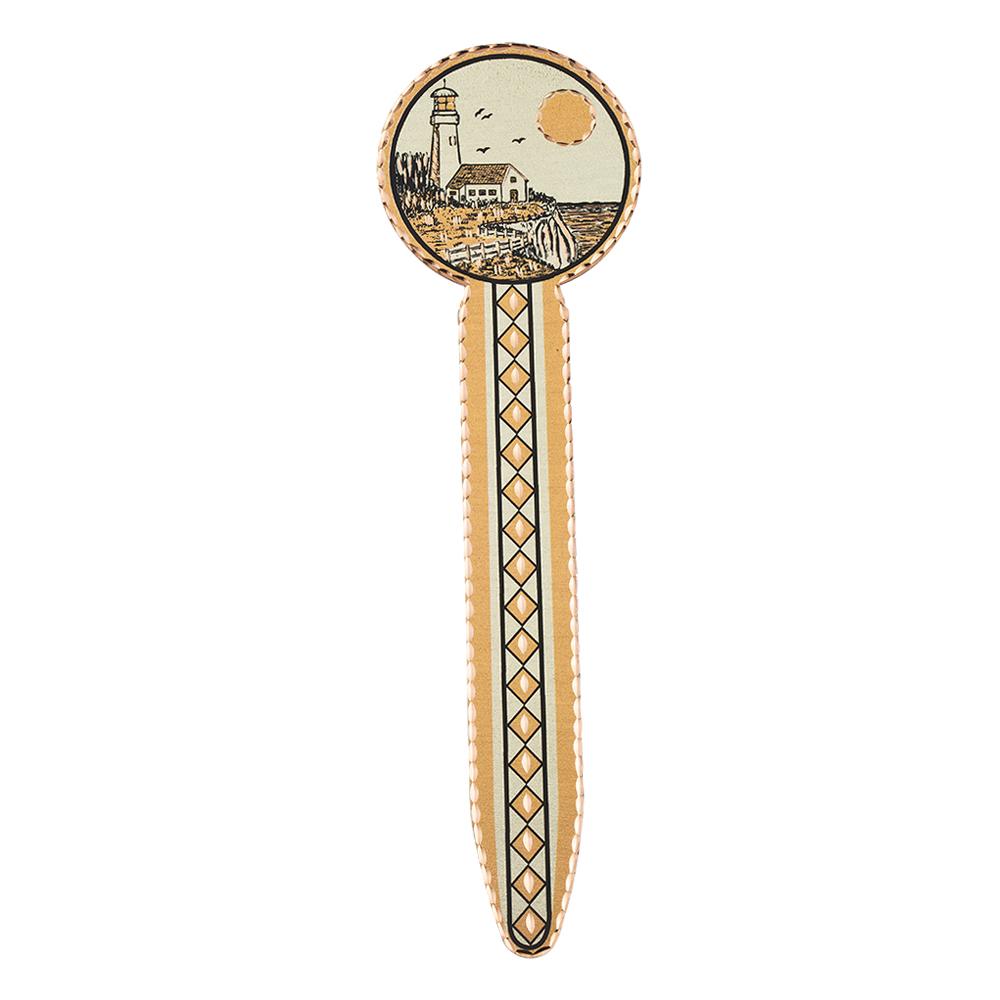 Eagle and wolf design handmade copper bookmark