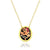 Hummingbird design handmade copper 3d design necklace