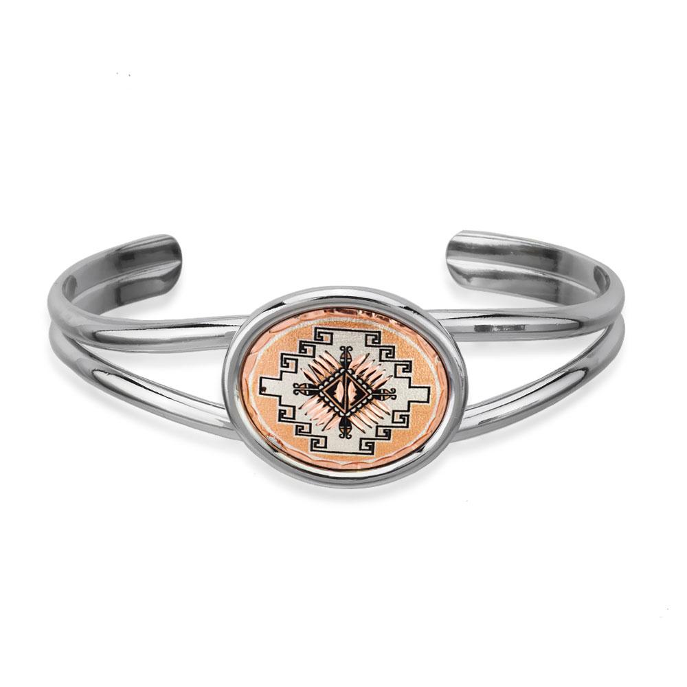 Southwestern native sunburst design bracelet