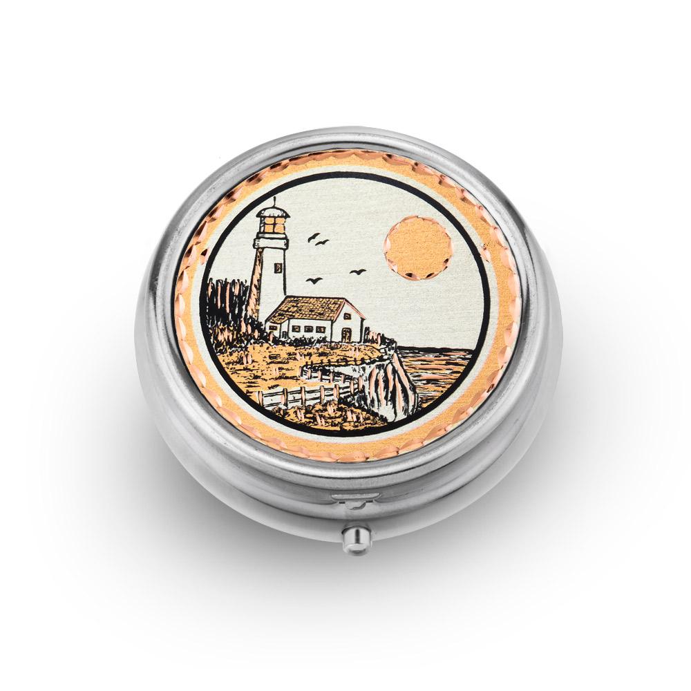 Lighthouse design pill box