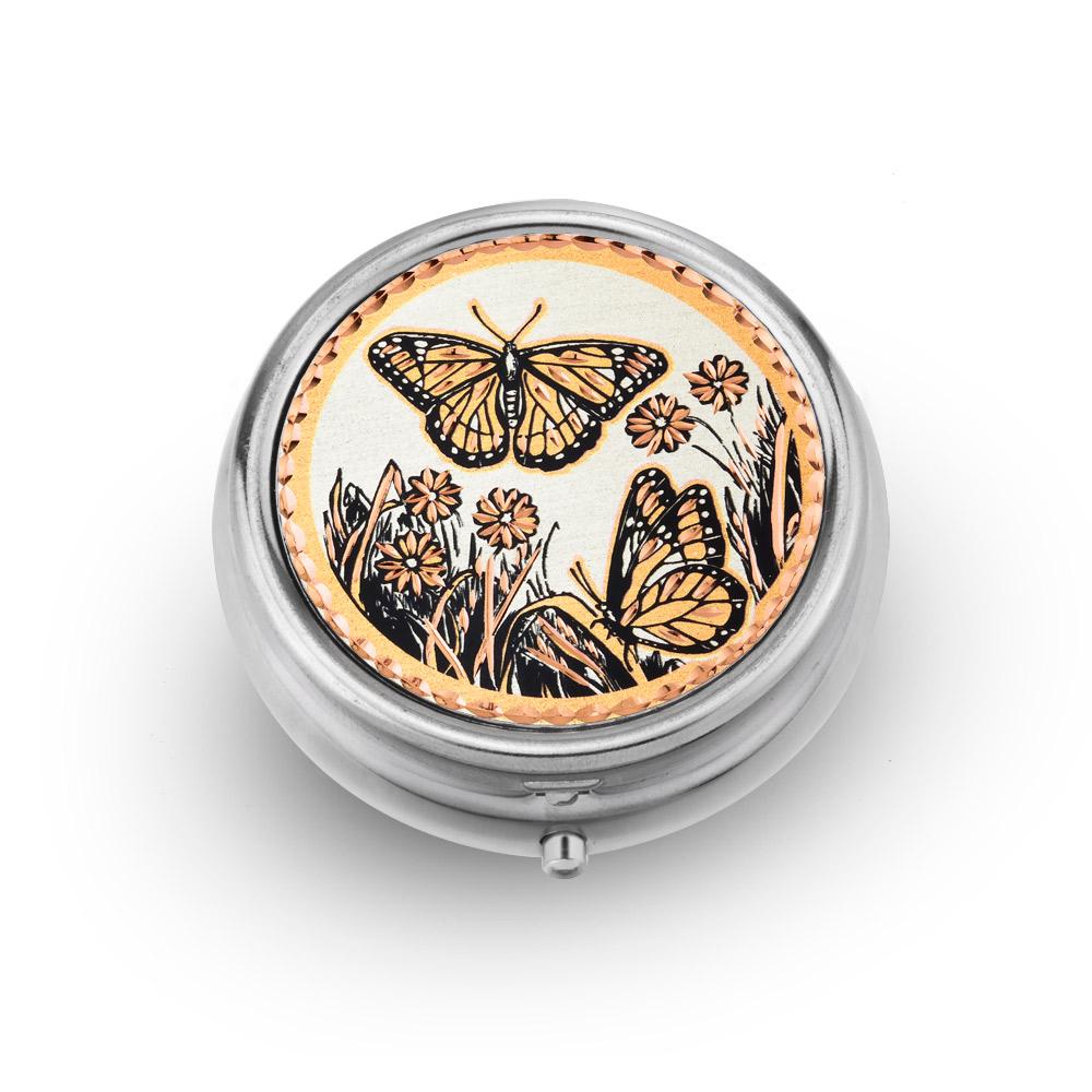 Butterfly design pill box