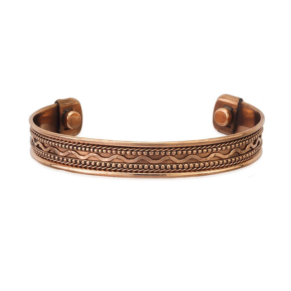 Plain copper bracelet