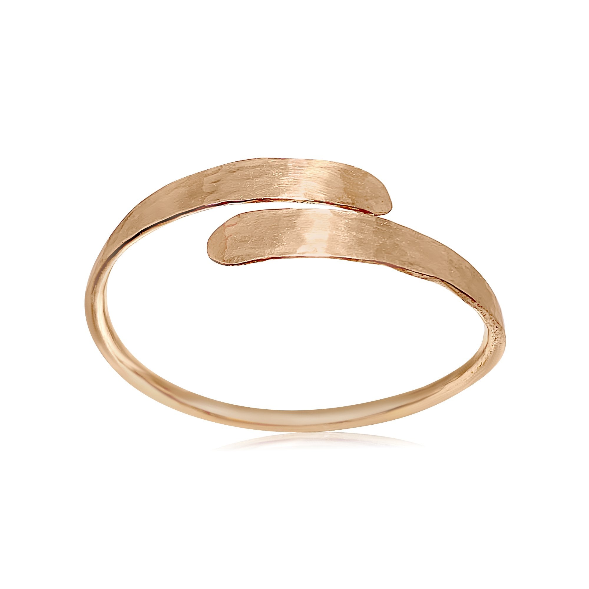 Copper hammered bracelet