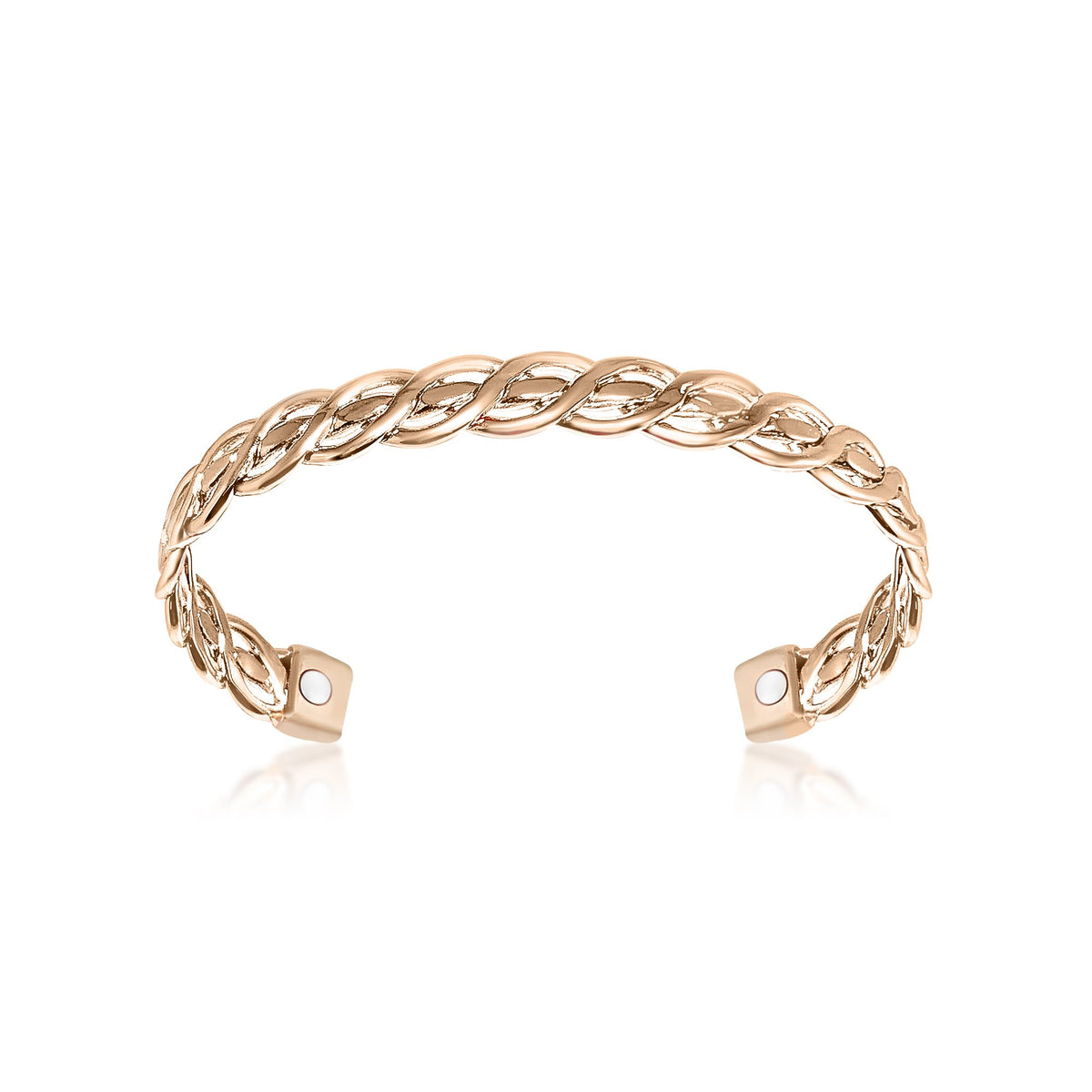 Copper bracelet with magnets