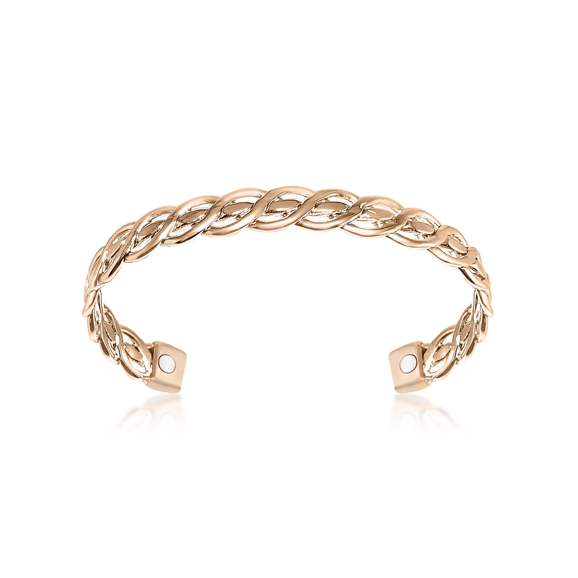 Copper bracelet with magnets