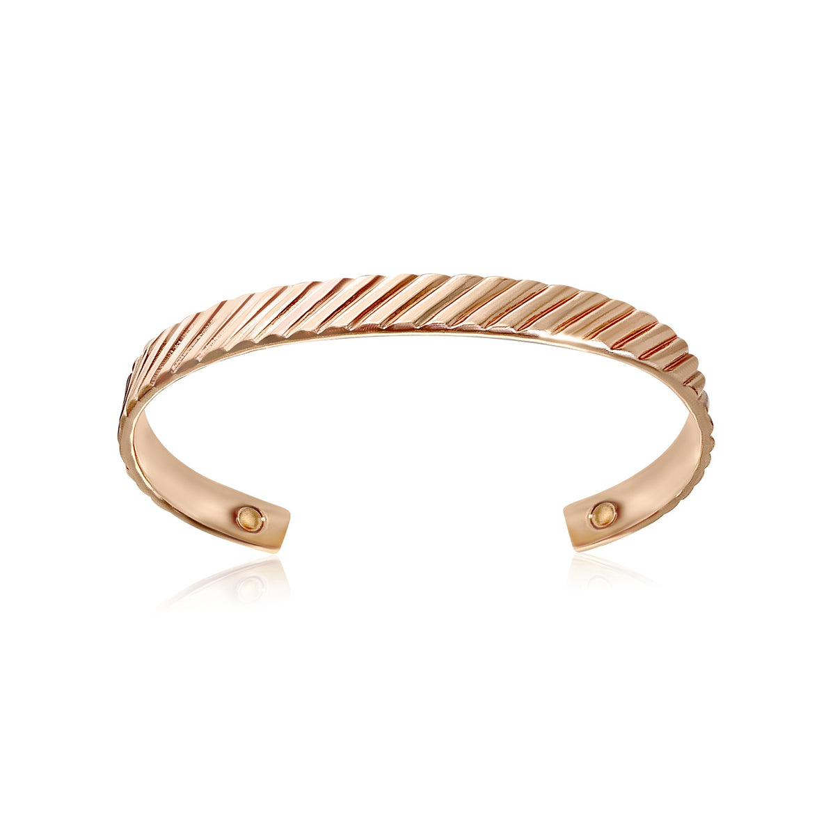 Copper bracelet with magnets