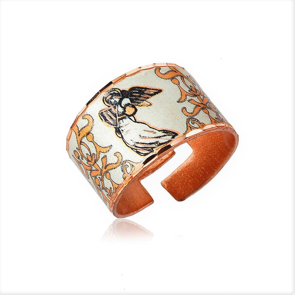 Angel design ring