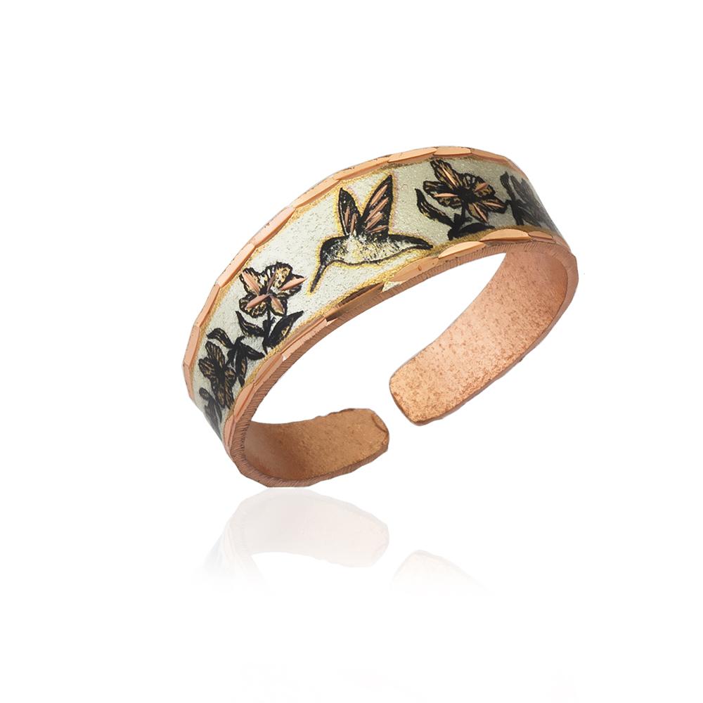 Humming bird design ring
