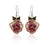 Rose design earrings