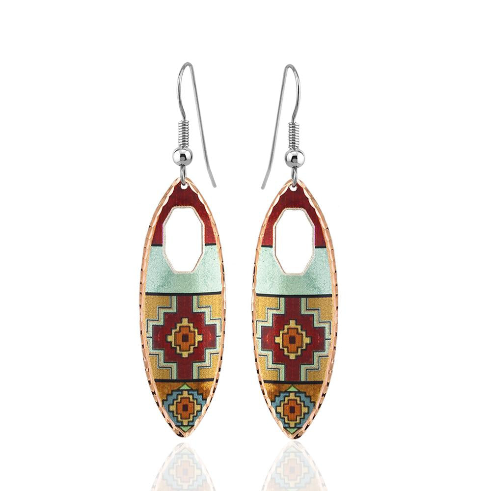Southwestern native design earrings