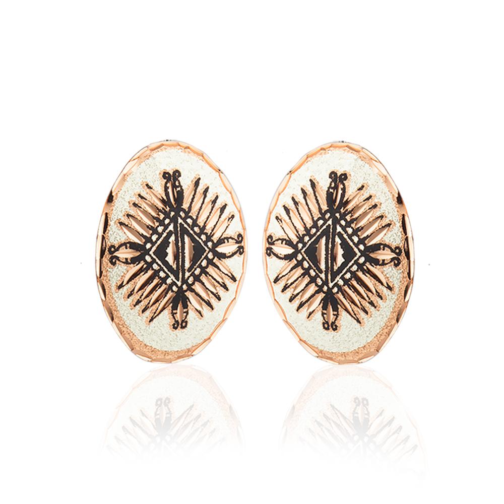 Sunburst stud earrings