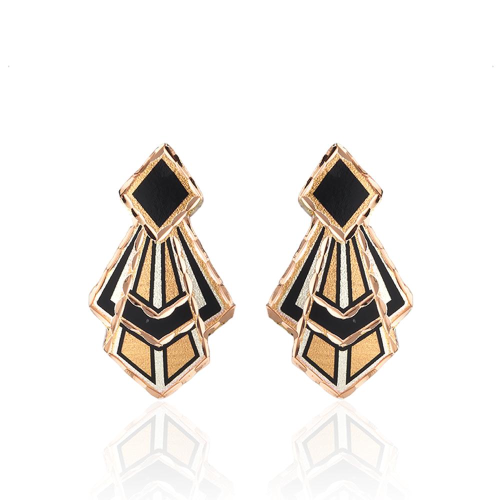 Sunburst stud earrings