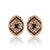 Southwestern star native american stud design earrings