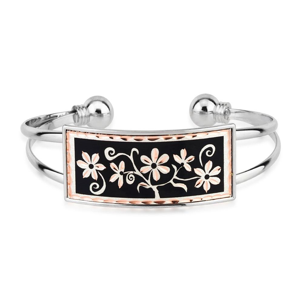 Daisy flower bracelet