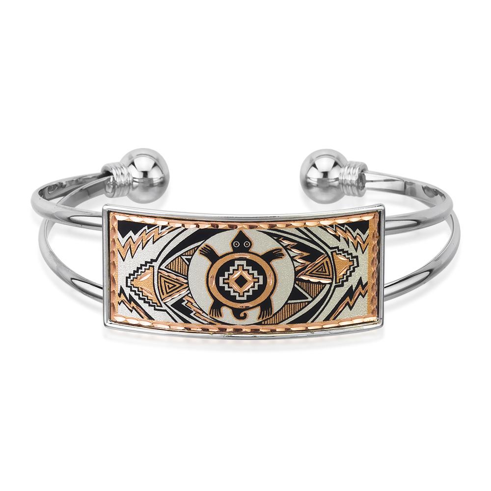 Southwestern native turtle design bracelet