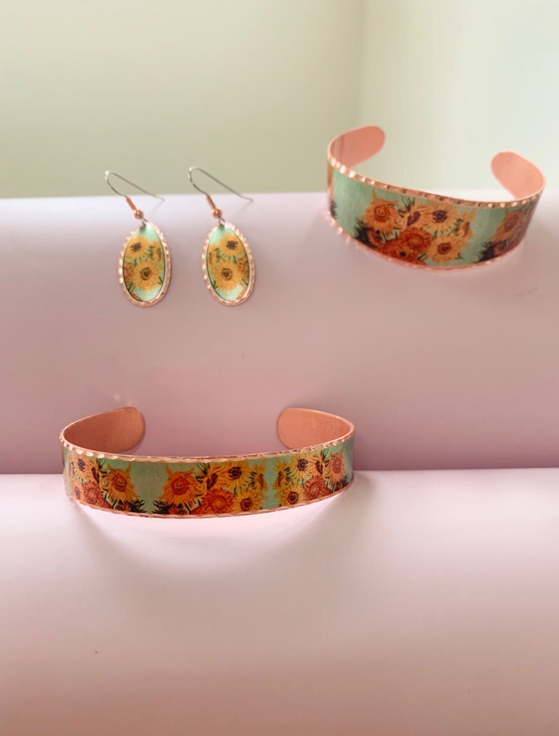 Van Gogh Sun Flower Earrings