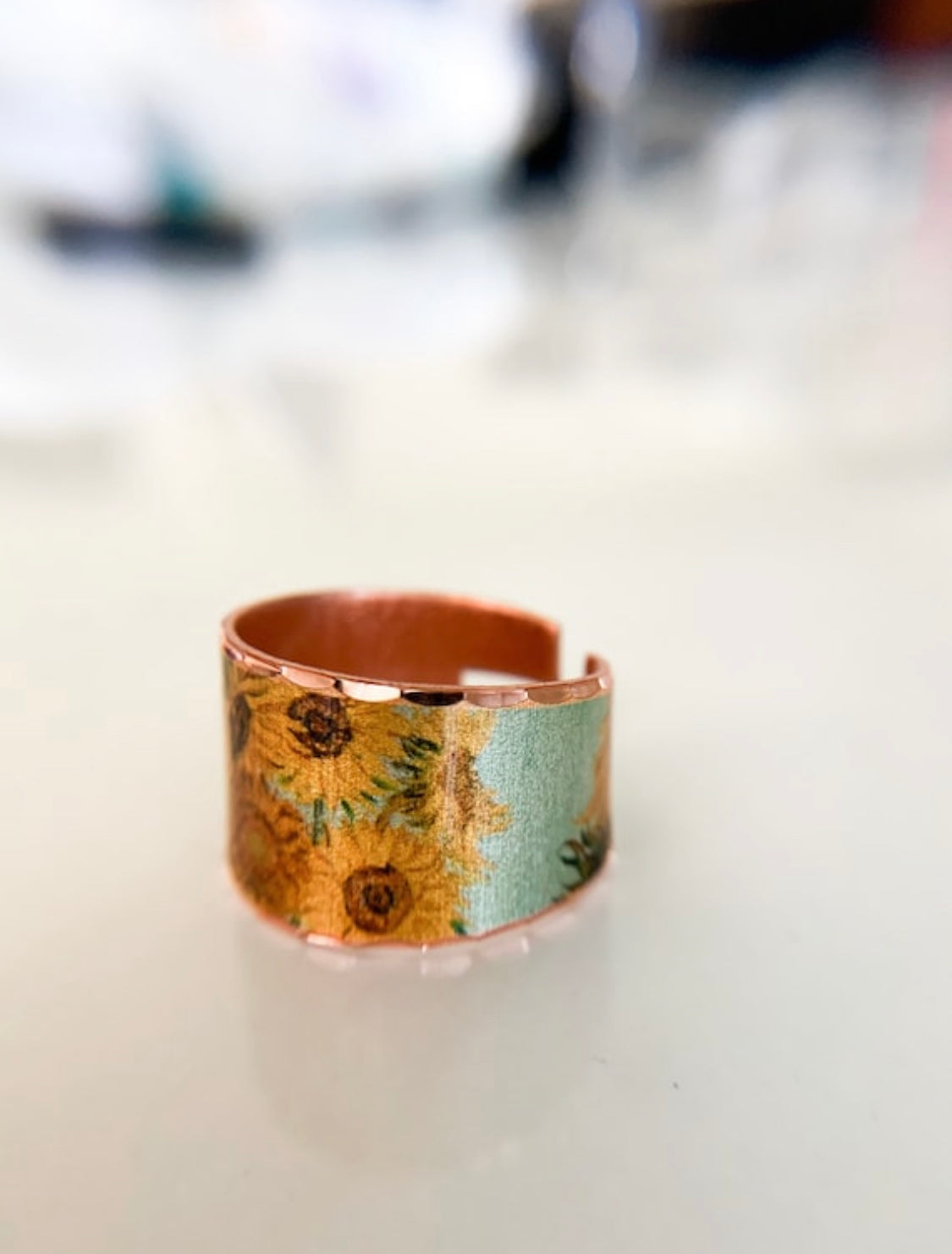 Van Gogh Sun Flower Ring